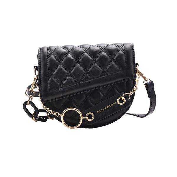 fashion saddle bag ladies european and american trend solid color rhombus embroidery thread semicircle chain ring letter single shoulder mes, Black;red
fashion saddle bag ladies european and american trend solid color rhombus embroidery thread semicircle chain ring letter single shoulder mes, Black;red