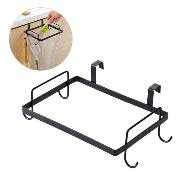 waste bins iron garbage bag rack creative bags holder multi-functional towel hanger storage shelf for kitchen bathroom(black) 
waste bins iron garbage bag rack creative bags holder multi-functional towel hanger storage shelf for kitchen bathroom(black)