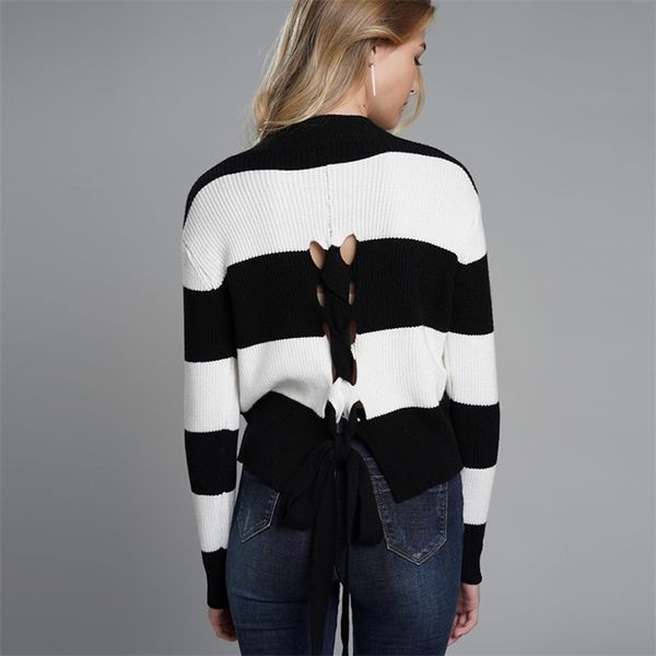 autumn winter women sweater fashion o-neck backless pullovers flexible temperament commute warm thickness loose outwear 210422, White;black
autumn winter women sweater fashion o-neck backless pullovers flexible temperament commute warm thickness loose outwear 210422, White;black