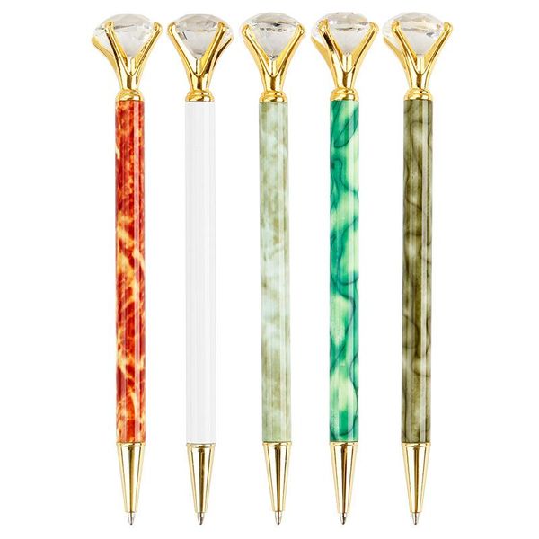 ballpoint pens creative fashion big diamond pen rotating metal with marble texture party favors elegant gift black ink, Blue;orange
ballpoint pens creative fashion big diamond pen rotating metal with marble texture party favors elegant gift black ink, Blue;orange