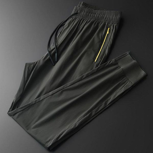 men's pants army green mens elastic waist silky summer male trousers plus size 4xl slim fit ankle-length man, Black
men's pants army green mens elastic waist silky summer male trousers plus size 4xl slim fit ankle-length man, Black