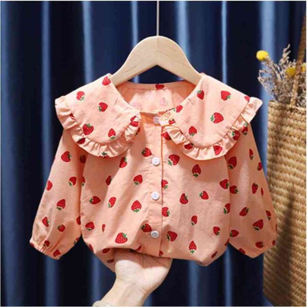 spring girl blouses toddler kids girls shirt long sleeve cotton strawberry children clothing shirts clothes, White;black
spring girl blouses toddler kids girls shirt long sleeve cotton strawberry children clothing shirts clothes, White;black