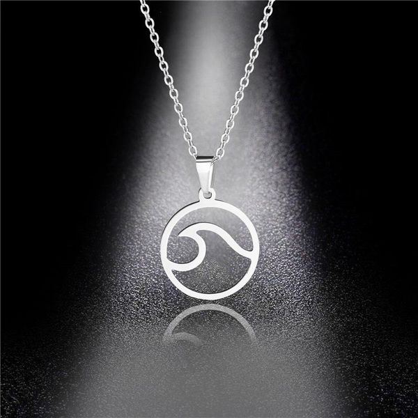 pendant necklaces 2021 stainless steel minimalist jewelry summer beach round wavy necklace for women girl kpop punk choker party gift, Silver
pendant necklaces 2021 stainless steel minimalist jewelry summer beach round wavy necklace for women girl kpop punk choker party gift, Silver