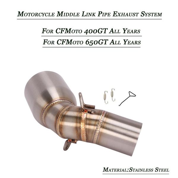 motorcycle exhaust system for cfmoto 400gt 650gt middle pipe lossless connect front tube refit link 51mm tail muffler tip
motorcycle exhaust system for cfmoto 400gt 650gt middle pipe lossless connect front tube refit link 51mm tail muffler tip