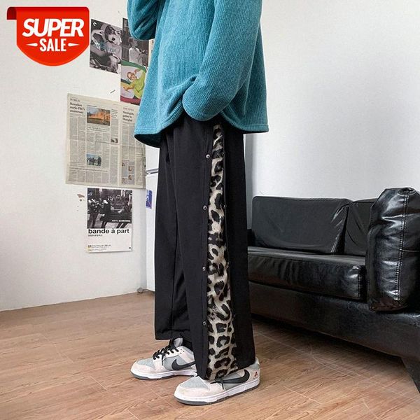 contrasting color sports pants male korean version loose student casual bf straight wide leg #gg1f, Black
contrasting color sports pants male korean version loose student casual bf straight wide leg #gg1f, Black