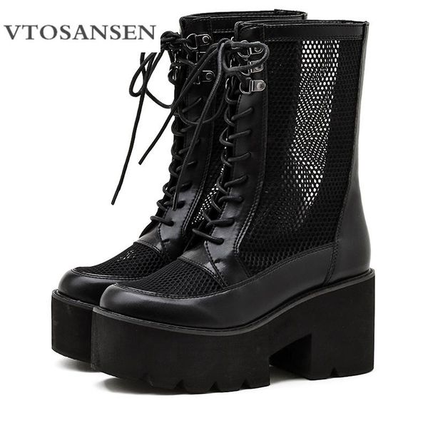 boots punk rock retro women thick heel 2021 spring summer platform block black for night club
boots punk rock retro women thick heel 2021 spring summer platform block black for night club