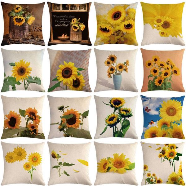 1pcs sunflower pattern cotton linen throw pillow cushion cover car home sofa bed decorative pillowcase funda cojin pillows 40653 cushion/dec
1pcs sunflower pattern cotton linen throw pillow cushion cover car home sofa bed decorative pillowcase funda cojin pillows 40653 cushion/dec