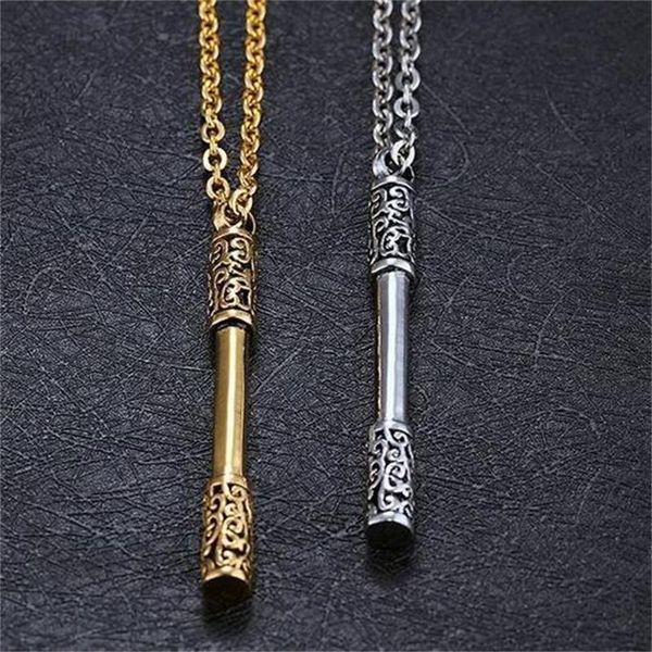 pendant necklaces the great return, monkey king, ding haishen pin lovers golden bar necklace personality accessories wholesale, Silver
pendant necklaces the great return, monkey king, ding haishen pin lovers golden bar necklace personality accessories wholesale, Silver