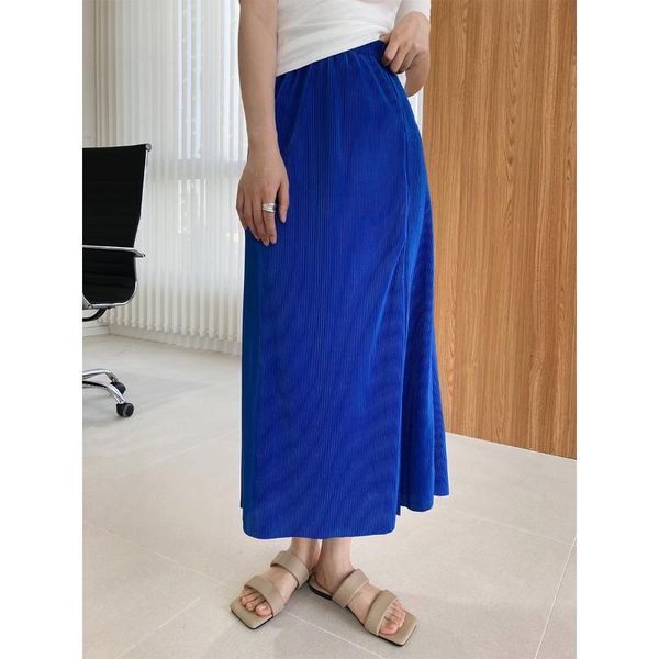 skirts yeeloca design light ripe split wrinkled skirt female summer mid-calf drape pleated casual solid saias high waist slim bottom, Black
skirts yeeloca design light ripe split wrinkled skirt female summer mid-calf drape pleated casual solid saias high waist slim bottom, Black