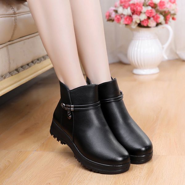 boot women's leather rebite winter soft velvet slide her ankle boots for ladies fgb5 8reu, Black
boot women's leather rebite winter soft velvet slide her ankle boots for ladies fgb5 8reu, Black