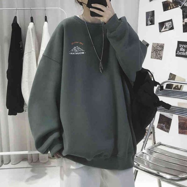 hybskr mountain view men's sweatshirt, large street cloth, thick sweater, harajuku leisure fashion, Black
hybskr mountain view men's sweatshirt, large street cloth, thick sweater, harajuku leisure fashion, Black