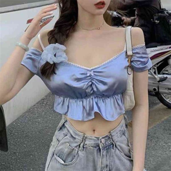 women summer slim camis tank short off shoulder elastic bust fashion pleated street satin clothing 210513, White
women summer slim camis tank short off shoulder elastic bust fashion pleated street satin clothing 210513, White