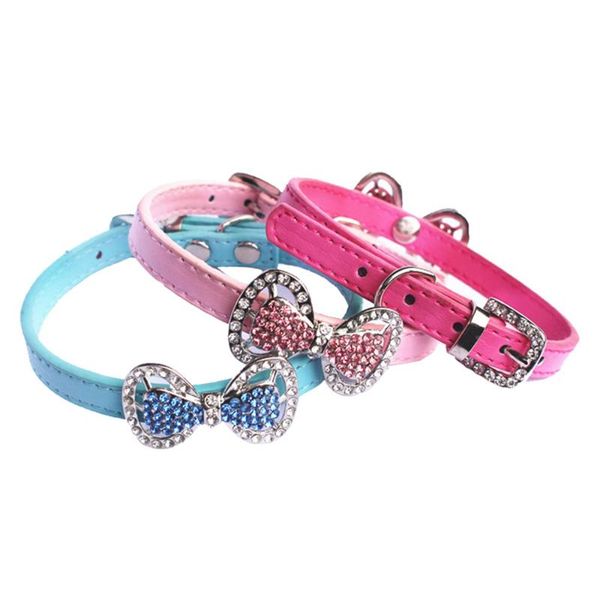 cat collars & leads fashion exquisite adjustable bowknot diamond dog puppy pet collar q40
cat collars & leads fashion exquisite adjustable bowknot diamond dog puppy pet collar q40