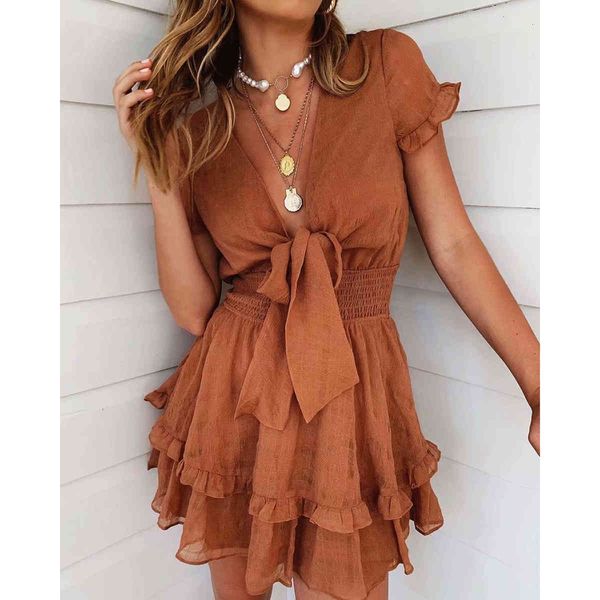 casual dresses summer women ruffled cotton boho mini beach dress short sleeve ladies party a-line sundress vestidos 8von, Black;gray
casual dresses summer women ruffled cotton boho mini beach dress short sleeve ladies party a-line sundress vestidos 8von, Black;gray