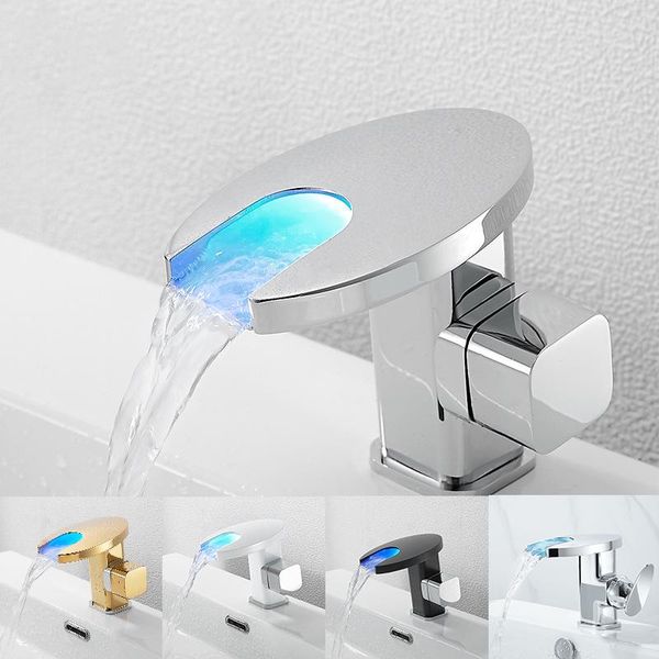 bathroom sink faucets led 3 colors basin faucet brass waterfall temperature cold mixer deck mounted black gold wash waterpower taps
bathroom sink faucets led 3 colors basin faucet brass waterfall temperature cold mixer deck mounted black gold wash waterpower taps