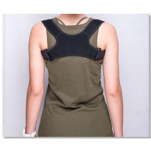 adjustable back posture corrector clavicle spine shoulder lumbar brace support belt correction prevents slouching, Black;blue
adjustable back posture corrector clavicle spine shoulder lumbar brace support belt correction prevents slouching, Black;blue