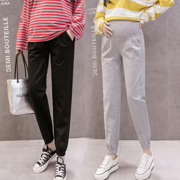 maternity bottoms 1217# autumn casual cotton pants high waist adjustable belly clothes for pregnant women pregnancy sport trousers, White
maternity bottoms 1217# autumn casual cotton pants high waist adjustable belly clothes for pregnant women pregnancy sport trousers, White