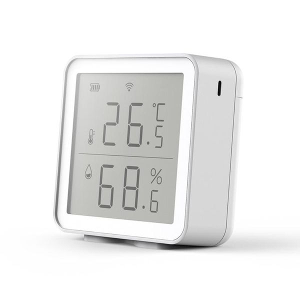 smart home control wifi temperature and humidity sensor with lcd screen display
smart home control wifi temperature and humidity sensor with lcd screen display