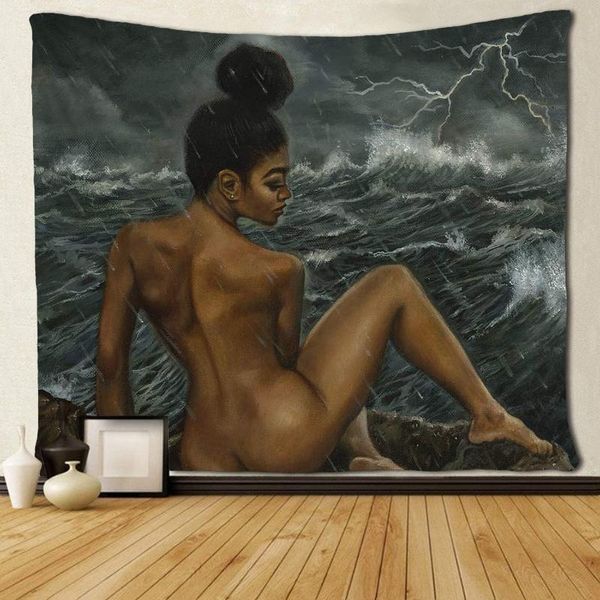 tapestries african american women at the seaside in rain hippie art unique wall hanging
tapestries african american women at the seaside in rain hippie art unique wall hanging