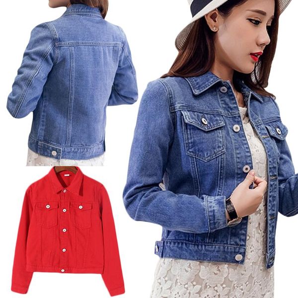 women's jackets women denim jacket 2021 spring summer female jeans coat casual outwear jean, Black;brown
women's jackets women denim jacket 2021 spring summer female jeans coat casual outwear jean, Black;brown