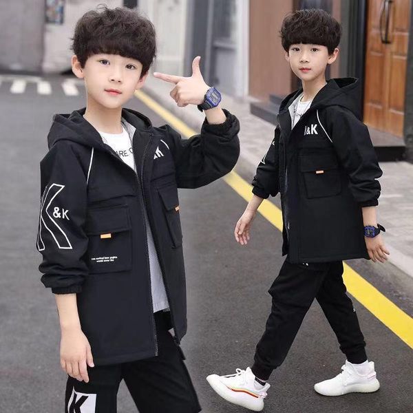 jackets boys jacket 2021 spring autumn hooded coat middle and large children's long windbreaker kids teenager 4-14 years, Blue;gray
jackets boys jacket 2021 spring autumn hooded coat middle and large children's long windbreaker kids teenager 4-14 years, Blue;gray