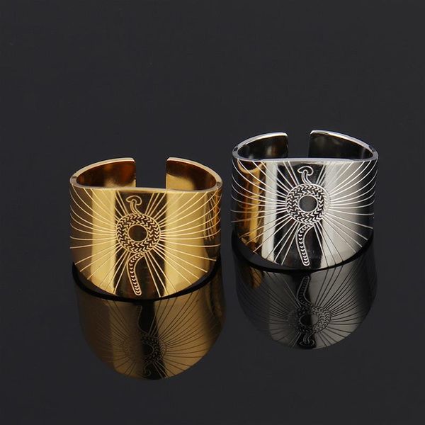egyptian ring stainless steel rings for men women punk open finger jewelry gift accessories cluster, Golden;silver
egyptian ring stainless steel rings for men women punk open finger jewelry gift accessories cluster, Golden;silver