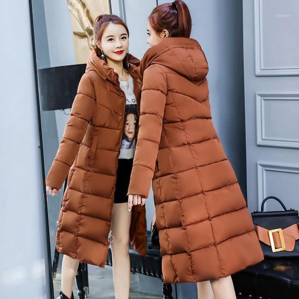 women's trench coats 2021 women winter parkas in the long section slim large size warm casual hooded windproof comfortable cotton coat, Tan;black
women's trench coats 2021 women winter parkas in the long section slim large size warm casual hooded windproof comfortable cotton coat, Tan;black