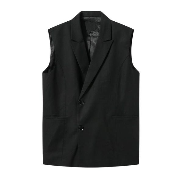 men's vests male hip hop suit waistcoat outerwear stage clothing men women streetwear fashion vintage casual loose vest coat, Black;white
men's vests male hip hop suit waistcoat outerwear stage clothing men women streetwear fashion vintage casual loose vest coat, Black;white