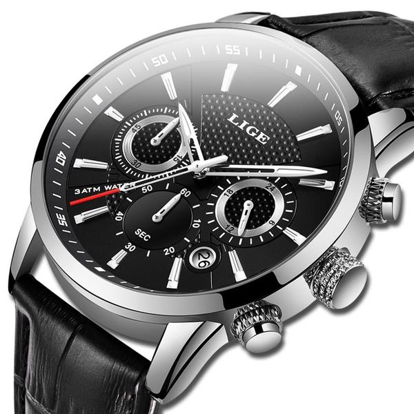 wristwatches 2021 mens watches leather casual quartz watch men sport waterproof clock black watch+box relogio masculino, Slivery;brown
wristwatches 2021 mens watches leather casual quartz watch men sport waterproof clock black watch+box relogio masculino, Slivery;brown