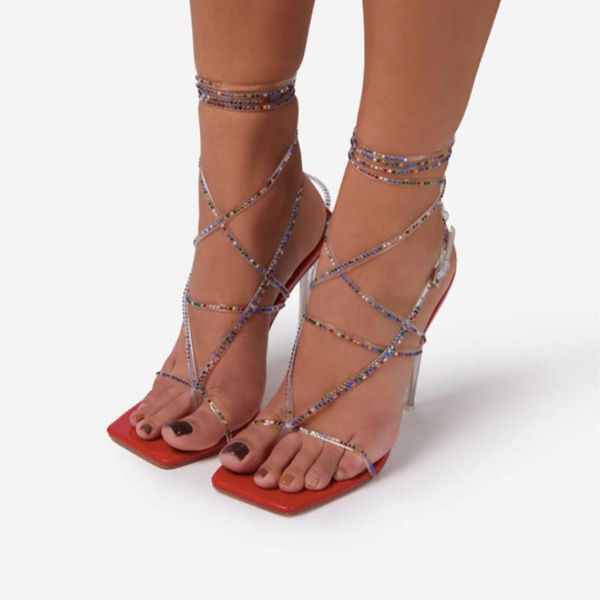 sandals ladies gladiator party shoes cross-tied peep toe high heel pvc bordered bling 2021 summer fashion sandales, Black
sandals ladies gladiator party shoes cross-tied peep toe high heel pvc bordered bling 2021 summer fashion sandales, Black