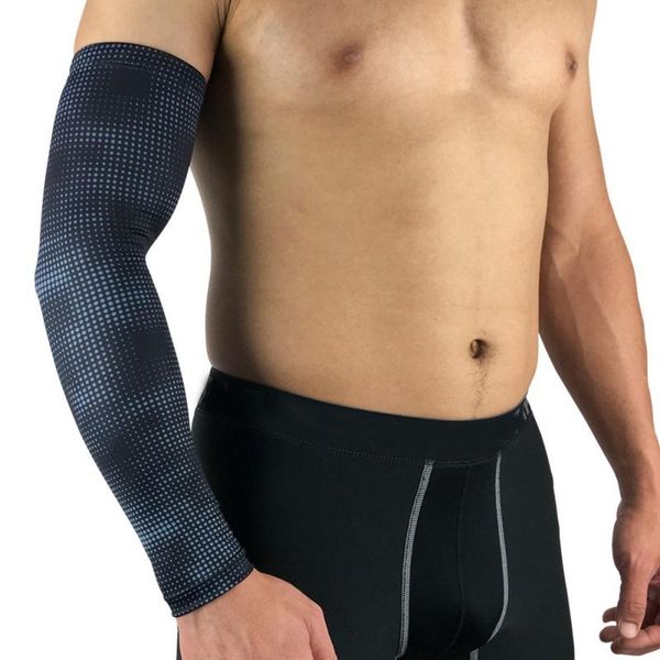 elbow & knee pads 1pc sports arm compression sleeve basketball cycling warmer summer running uv protection sunscreen bands, Black;gray
elbow & knee pads 1pc sports arm compression sleeve basketball cycling warmer summer running uv protection sunscreen bands, Black;gray