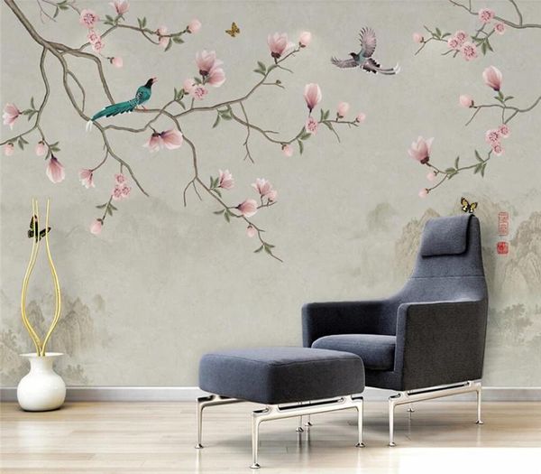 custom wallpaper mural chinese style simple hand-painted jade hall rich flowers and birds tv background wall wallpapers
custom wallpaper mural chinese style simple hand-painted jade hall rich flowers and birds tv background wall wallpapers