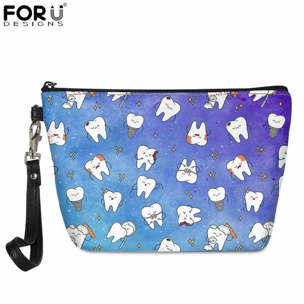 cosmetic bags & cases forudesigns cartoon tooth gradient pattern travel makeup bag small case women girls purse zipper organizer toiletry
cosmetic bags & cases forudesigns cartoon tooth gradient pattern travel makeup bag small case women girls purse zipper organizer toiletry