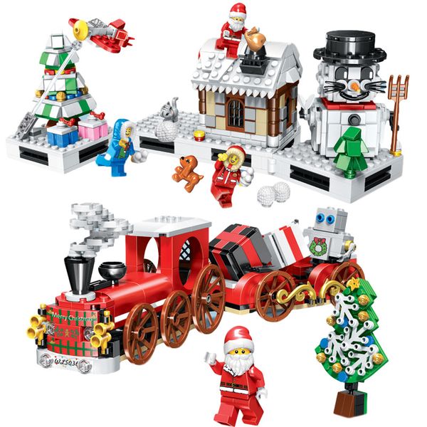 christmas building blocks santa claus train set model kits bricks toys technic creator friends toys for kids winter holiday gift
christmas building blocks santa claus train set model kits bricks toys technic creator friends toys for kids winter holiday gift