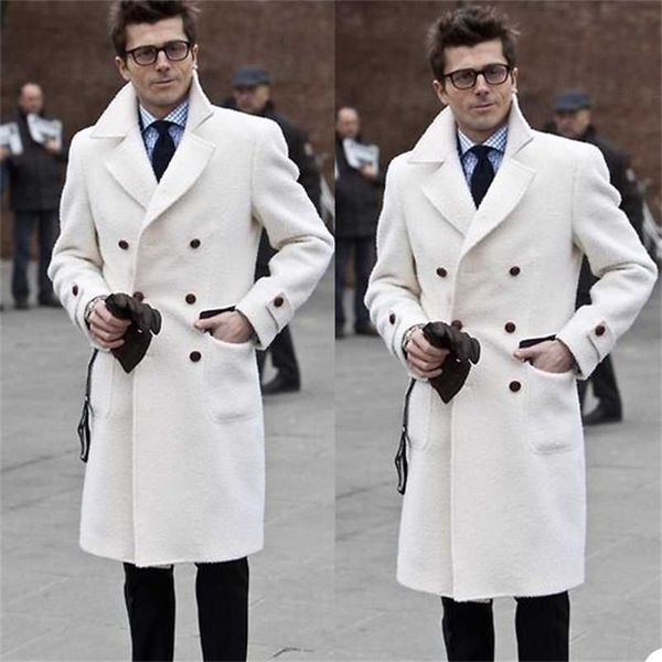 solid white england style woolen overcoat men's thick plus double-breasted long coat casual winter fashion warm jacket 211122, Black
solid white england style woolen overcoat men's thick plus double-breasted long coat casual winter fashion warm jacket 211122, Black