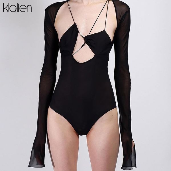 swimwear fashion hollow out bandage mesh patchwork black skinny women autumn long sleeve casual bodysuit lady, White;black
swimwear fashion hollow out bandage mesh patchwork black skinny women autumn long sleeve casual bodysuit lady, White;black