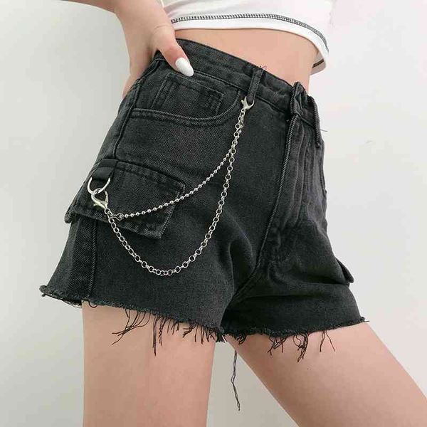 goth dark vintage gothic punk harajuku chain summer streetwear emo y2k women's shorts high waist button torn edge, White;black
goth dark vintage gothic punk harajuku chain summer streetwear emo y2k women's shorts high waist button torn edge, White;black