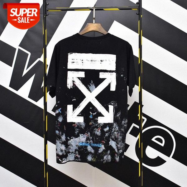 white starry sky fireworks arrow print loose casual short sleeve #v34g, White;black
white starry sky fireworks arrow print loose casual short sleeve #v34g, White;black