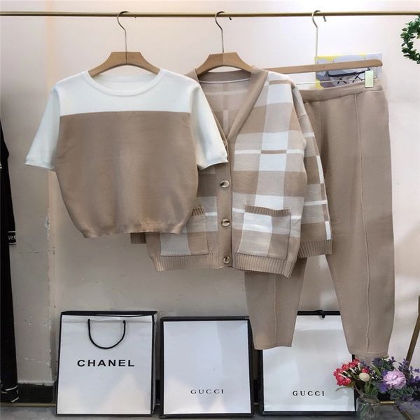 women's two piece pants -suteres de manga corta para mujer, chaquetas a cuadros y pantalones, conjuntos 3 uds., chndales otoo e in, White
women's two piece pants -suteres de manga corta para mujer, chaquetas a cuadros y pantalones, conjuntos 3 uds., chndales otoo e in, White