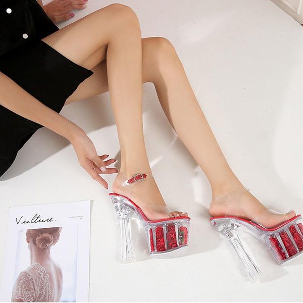 dress shoes 2021 clear heels wedding summer women rose flower high heel platform sandals woman transparent crystal ws092, Black
dress shoes 2021 clear heels wedding summer women rose flower high heel platform sandals woman transparent crystal ws092, Black