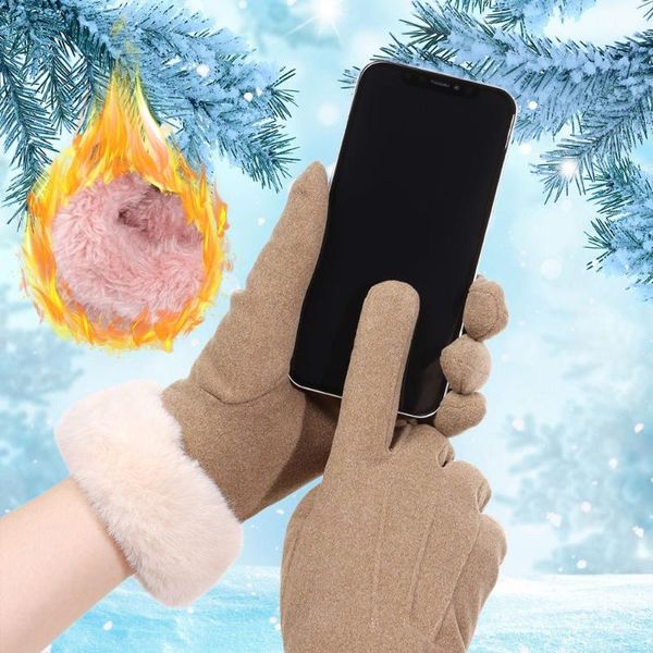 five fingers gloves elegant thicken winter windproof skiing touch screen fleece lined riding mittens, Blue;gray
five fingers gloves elegant thicken winter windproof skiing touch screen fleece lined riding mittens, Blue;gray