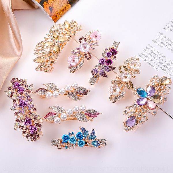 Zni pin female adult top water drill spring horsetail clips clip back of barrettes dress hairpin hair ornament top headdressdiamond head, Golden;silver
Zni pin female adult top water drill spring horsetail clips clip back of barrettes dress hairpin hair ornament top headdressdiamond head, Golden;silver