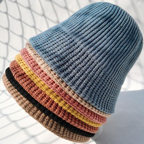 wide brim hats autumn and winter pure color knitted wool bucket hat women's fashion fisherman designer, Blue;gray
wide brim hats autumn and winter pure color knitted wool bucket hat women's fashion fisherman designer, Blue;gray