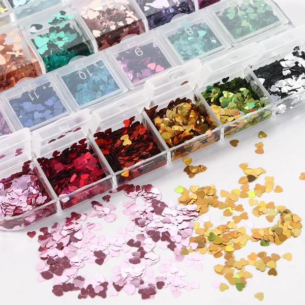 nail art decorations heart glitter flakes 3d laser sweet love cross pattern sequins holo design spangle diy decoration manicure tool, Silver;gold
nail art decorations heart glitter flakes 3d laser sweet love cross pattern sequins holo design spangle diy decoration manicure tool, Silver;gold