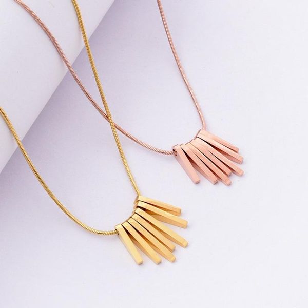 chains 2021 fashion geometric rectangle women pendant necklace classic stainless steel snake chain for jewelry gift, Silver
chains 2021 fashion geometric rectangle women pendant necklace classic stainless steel snake chain for jewelry gift, Silver