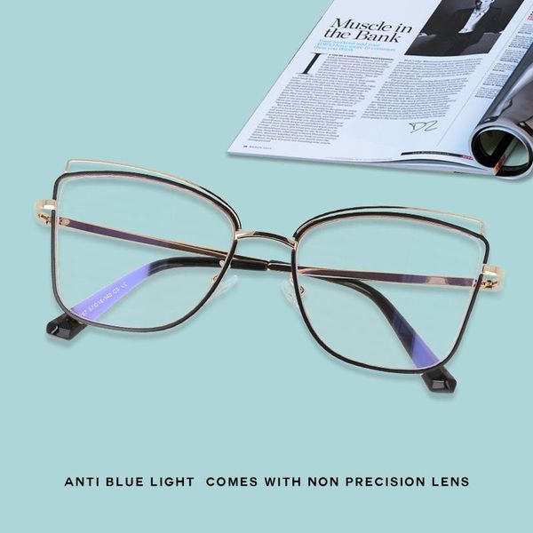 sunglasses 53199 lentes filtro azul mujer metal cat eye ladies eyewear big size decorative vintage computer glasses women's spectacles, White;black
sunglasses 53199 lentes filtro azul mujer metal cat eye ladies eyewear big size decorative vintage computer glasses women's spectacles, White;black