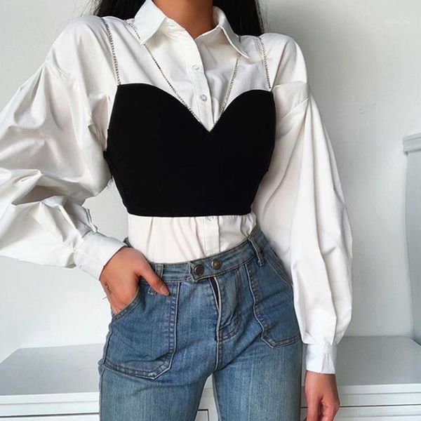 women's tanks & camis women summer rhinestone chain straps sling crop v-neck backless black camisole harajuku slim bustier corset 5, White
women's tanks & camis women summer rhinestone chain straps sling crop v-neck backless black camisole harajuku slim bustier corset 5, White