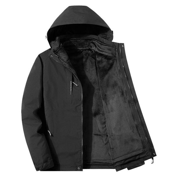men's jackets outdoor stormsuit three in one coat autumn and winter windproof waterproof mountaineering cotton clothes, Black;brown
men's jackets outdoor stormsuit three in one coat autumn and winter windproof waterproof mountaineering cotton clothes, Black;brown