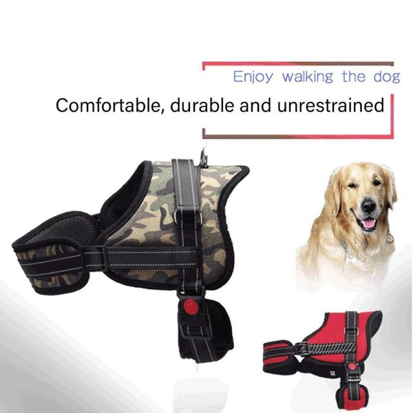 medium large pet leash dog harness durable vest-style chest strap adjustable practical accessories collars & leashes
medium large pet leash dog harness durable vest-style chest strap adjustable practical accessories collars & leashes