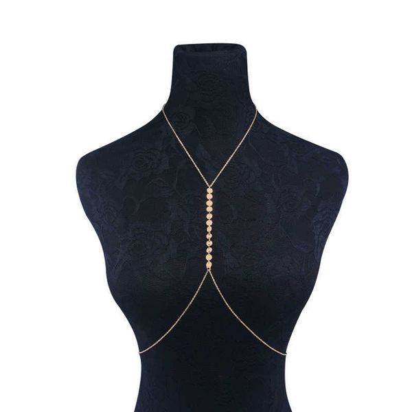 ingesight.z boho simple copper sequin chain necklace body chain for women summer beach bikini harness belly chain jewelry p0811, Silver
ingesight.z boho simple copper sequin chain necklace body chain for women summer beach bikini harness belly chain jewelry p0811, Silver